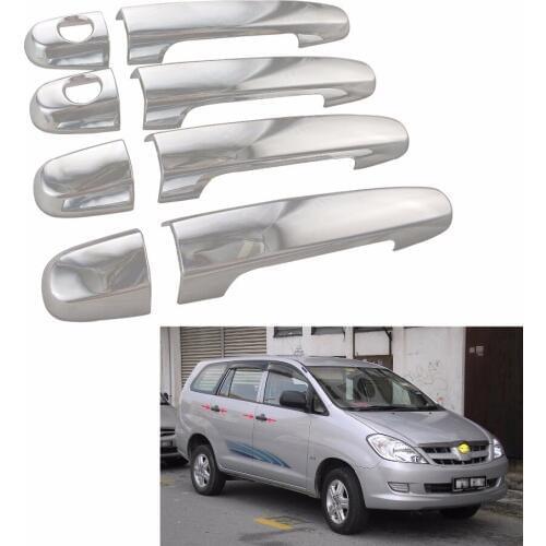 8pcs ABS Chrome Car DOOR HANDLE COVER for Toyota INNOVA 2004-2014