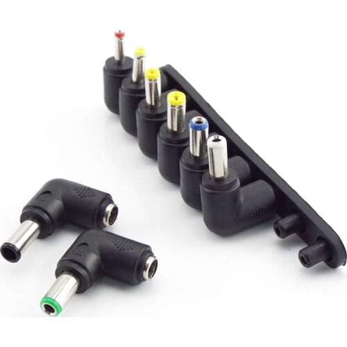 1pc Laptop DC Power Supply Adapter Connector Plug AC DC Jack Charger Power Adapter Conversion Plug Right Angle