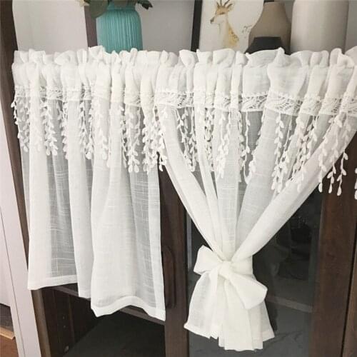 American Half Curtain Short Curtain European Small Curtain Window Screen Curtain Window Nordic Kitchen Partition Products