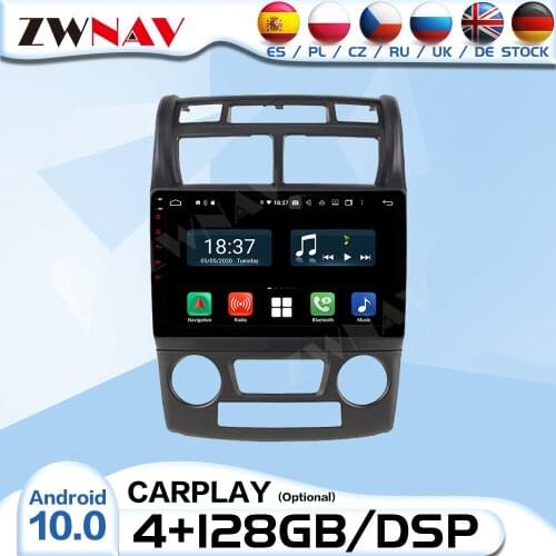 Carplay 2 Din Android Radio Receiver For Kia Sportage 2007 2008 2009 Car Auto Audio Stereo Video Player GPS Navigation Head Unit