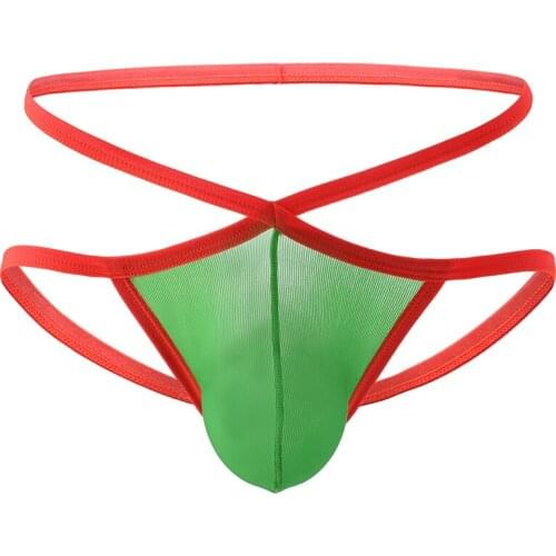 Ice Silk Men Jockstraps underwear Seamless Men underwear pouch Push UP men thong string Lingerie Briefs Man Jocks