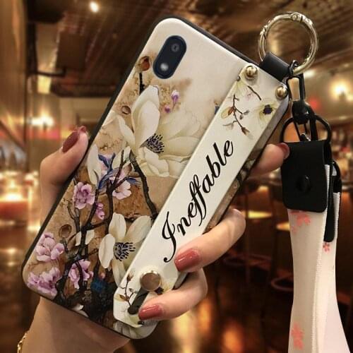 Flower Durable Phone Case For LG K20 2019 Dirt-resistant Fashion Design Original Waterproof