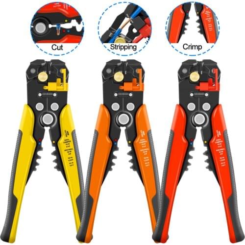 HS-D1 Wire Stripper Multifunctional Automatic Stripping Pliers Cable Wire Strippers Crimping Tools Cutting
