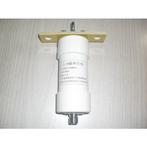 Short Wave Balun 200w Long Wire Balun Magnetic Ring High Power 1:9 50 Ohm to 450 Ohm