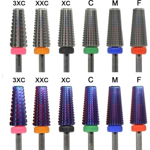 Proberra Right hand Strongest 5 IN 1 Carbide Purple multi-function Tungsten Carbide nail milling purple drill bits