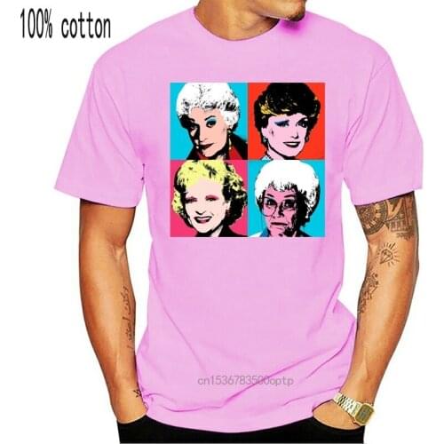 2019 New Trendy summer style Golden Warhol Girls T shirt men Short sleeve O collar cotton T-shirt Vintage Retro Tee shirt Unisex