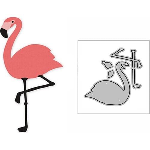 New Graceful Flamingo Animal 2020 Metal Cutting Dies for DIY Scrapbooking and Card Making Decorative Embossing Mold No Stamps