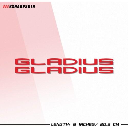 New motorcycle bicycle fuel tank sticker wheel helmet MOTO waterproof reflective logo for SUZUKI GLADIUS