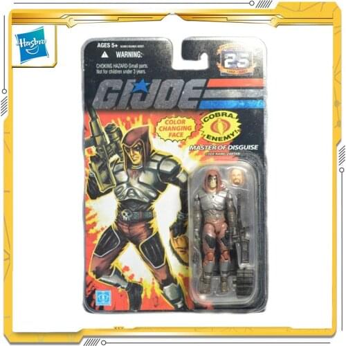 Original Hasbro G.I. Joe 25th Anniversary MASTER OF DISGUISE Action & Toy figures Model Toys For Children