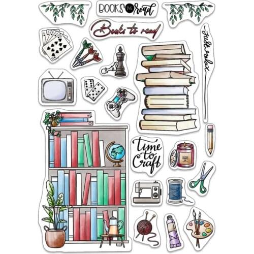 Background stamp Clear Stamps for Scrapbooking Transparent Silicone Rubber DIY Photo Album Decor 0829