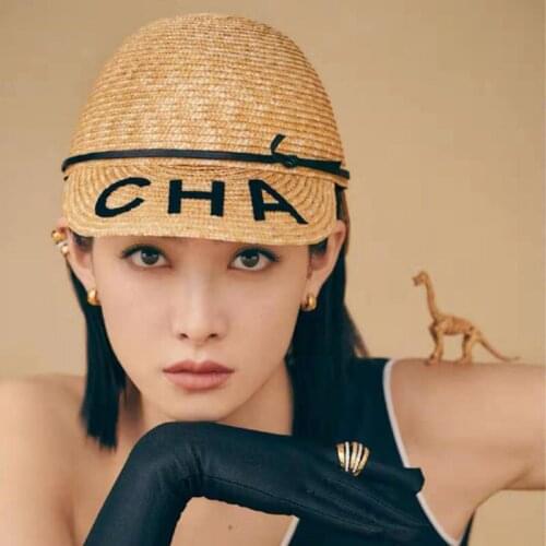 Sun hats Womens summer hat Straw hat sun protection women Raffia Hat womens hats to the sun beach Military cap octagonal cap