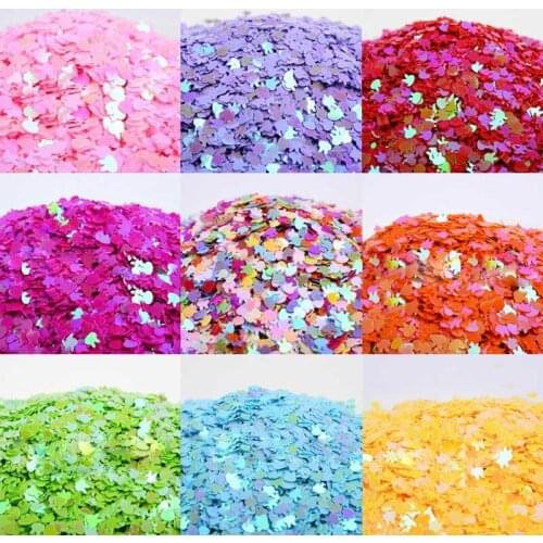 4mm Rabbit Head Glass Filled Bead Nail Sequin Crystal Mud DIY Handmade Material Party Decoration Sequin