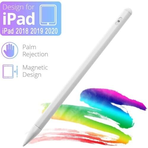 Palm Rejection Stylus Pen For Apple iPad 9.7 Pro 11 12.9 2018 Air 3 4 10.5 10.2 2019 2020 6th 7th 8th 10.9 Touch Pencil
