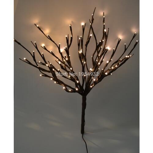 LED Lighted Twig Branches 100 LED Pre-Light Twig branch Artificial Tree Willow Branches Lamp for Home Holiday Party Decoration
