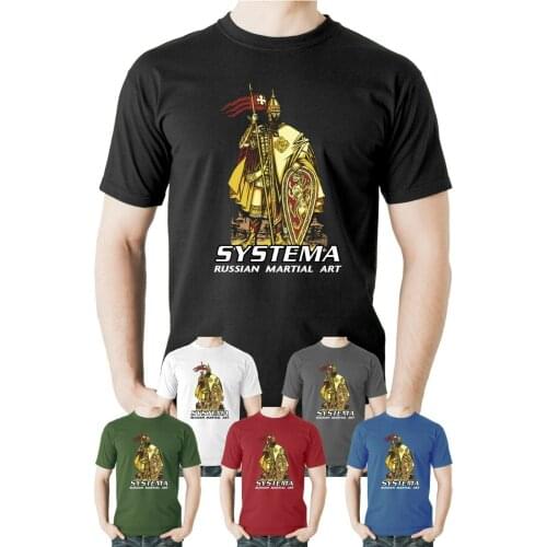 Systema Spetsnaz T-Shirt Russian Martial Art Vladimir Vasiliev Ryabko Summer Cotton Short Sleeve O-Neck Mens T Shirt New S-3XL