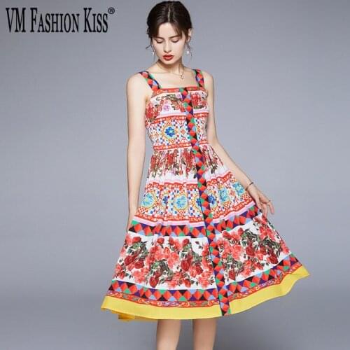 Цветные летние платья VM FASHION KISS China At AliExpress
