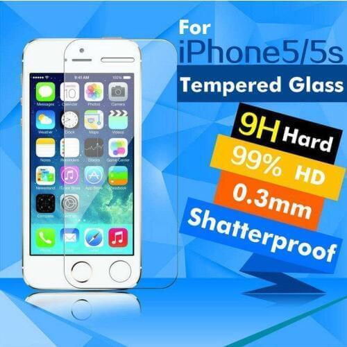 Tempered Glass For iPhone 5 5S SE Screen Protector protective film For iPhone 5 5S SE Glass