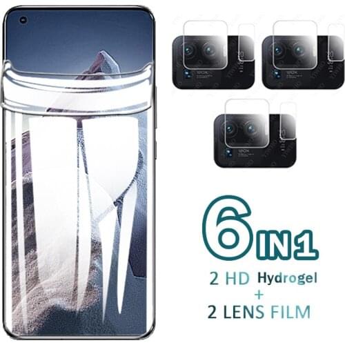 Screen Protector Camera Lens Glass On for Xiaomi Mi 11 Ultra Hydrogel Film mi 11 x Pro 11i Lite Poco Poko Pocco X3 NFC Pro F3 M3