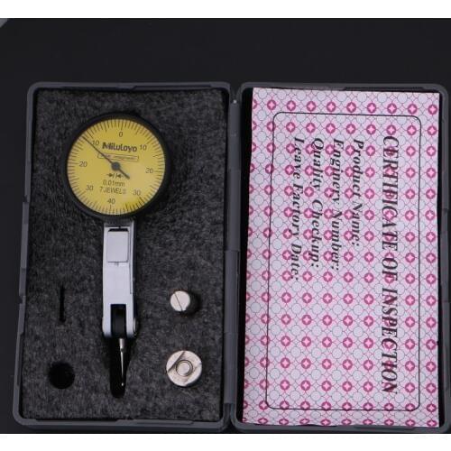 0-0.8mm Precision Level Gauge Scale Metric Dovetail Rails Dial Test Indicator