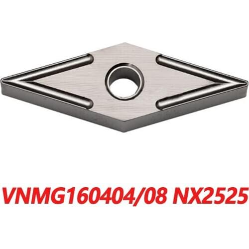100% Original VNMG VNMG160404 NX2525 VNMG160408 10pcs CNC lathe Insertion Carbide Insert Imported From Japan Quality Assurance
