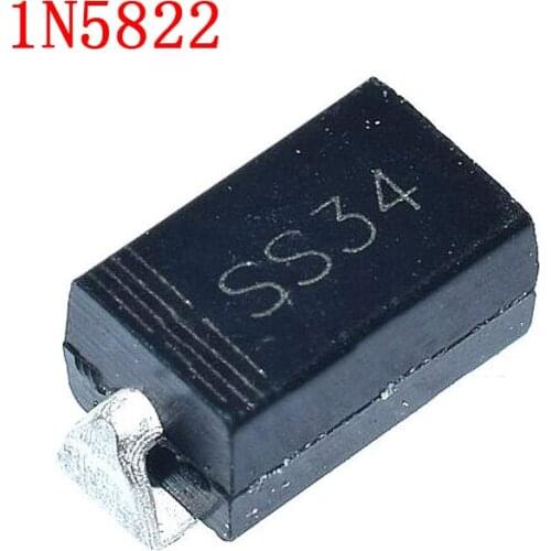 100PCS 1N5822 SMA SS34 smd do-214ac IN5822 Schottky diode ss34