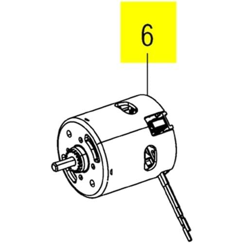 14.4V Motor for METABO SB14.4LTImpuls BS14.4LTQuick BS14.4LTImpuls 317003660