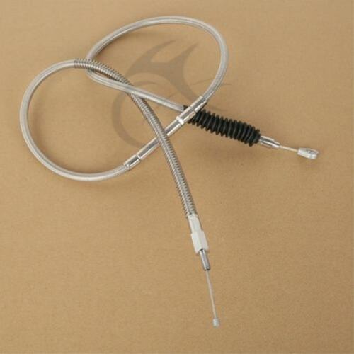 140CM Stainless Braided Clutch Cable For Harley Sportster 1200 Iron 883 11-15 12 Motorcycle