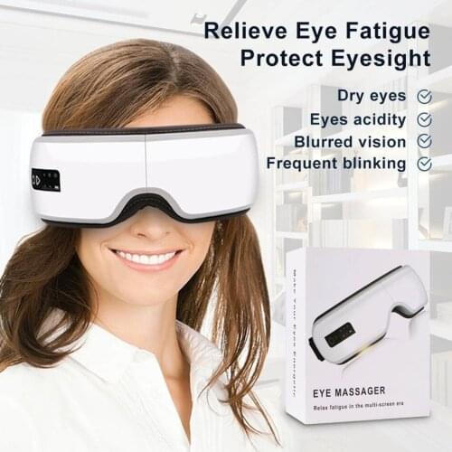 2021 Vibration Eye Massager Smart Eye Beauty Care Device Airbag Wrinkle Fatigue Relieve Wireless Portable Eye Care Massager