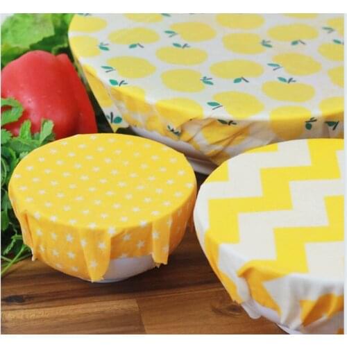 3Pack Beeswax Wrap Eco Friendly Kitchen Wrap Replacement Organic Natural Bees Wax Reusable Mixed Pattern Beeswax Food Wraps