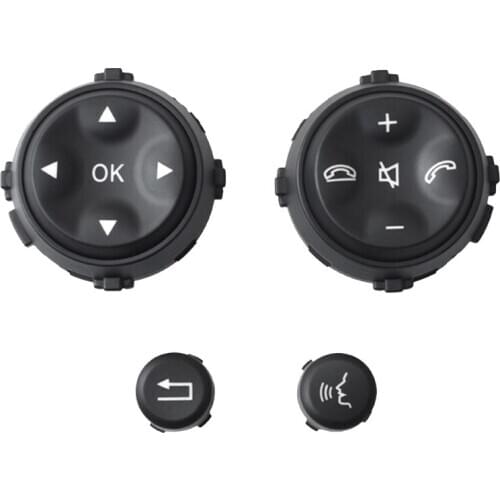 Car Multifunction Steering Wheel Button For Mercedes-Benz W221 S-Class S280 S300 S350 S400 Black