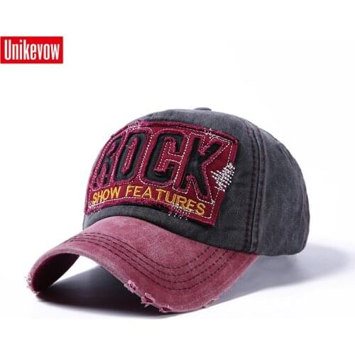 1Piece Baseball Cap Mens Adjustable Cap Letter Patch Casual leisure hats Washed Color Fashion Snapback Summer Fall hat