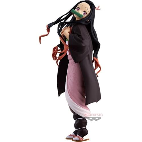 Judai 22cm Original Banpresto Glitter & Glamours Demon Slayer Kimetsu no Yaiba Kamado Nezuko PVC Action Figure Model Doll Toys