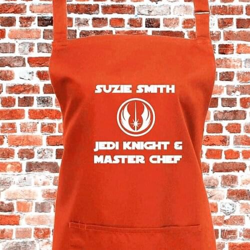 Custom barbecue cooking apron,With Name,Personalized Jedi Knight,my kitchen is my decision,The Mythical Baking Master Chef Gifts