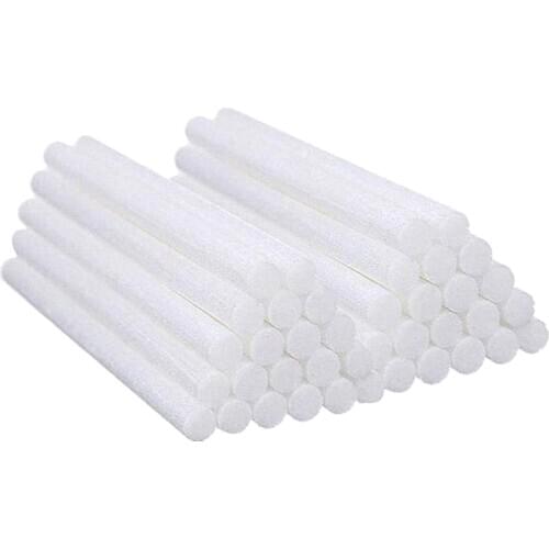 Hot TOD-40 Pcs Cotton Humidifier Filters Sticks Humidifiers Cotton Swab Sponges Refill Sticks Absorbent Wicks Replacement