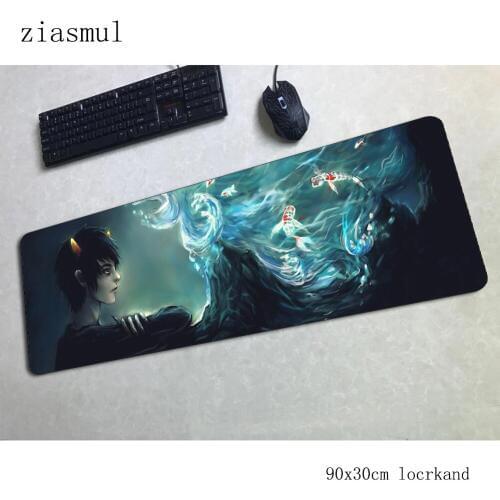 Homestuck padmouse 900x300x3mm gaming mousepad game best large mouse pad gamer computer desk xl mat notbook mousemat pc
