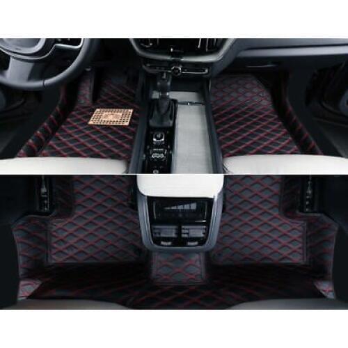 Left Hand Drive! Leather Car Floor Mat Pad FloorLiner For Volvo XC60 2018 - 2019