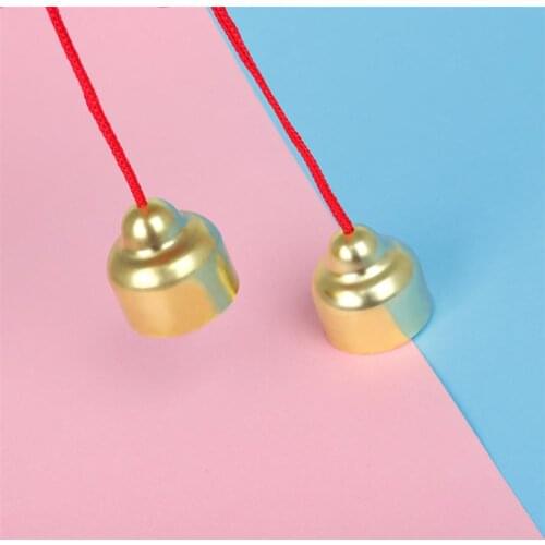 Copper Bell Medium Percussion Knocking Bells Musical Instrument Rhythm Toy SY-97