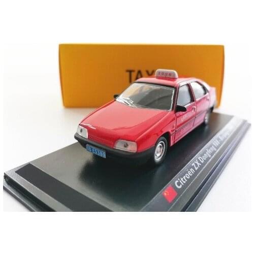 LEO 1:64 2000 Citroen ZX Dongfeng 988 Alloy Metal Diecast Cars Model Toy Vehicles For Children Boy Toys gift
