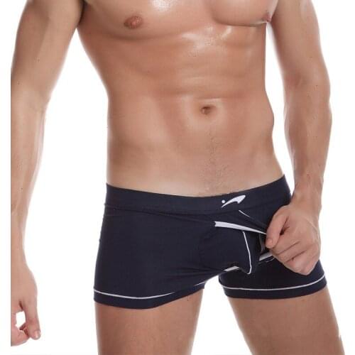 New Brand Modal Pouch Mens Funny Boxer shorts omfortable Mens Underwear Gay Sexy Boxers Male Underpants Sleepwear Cuecas