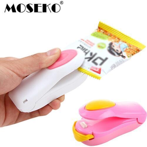 Portable Bag Clips Handheld Household Electric Mini Heat Sealing Machine Impulse Sealer Seal Packing Capper Plastic Bag Sealer