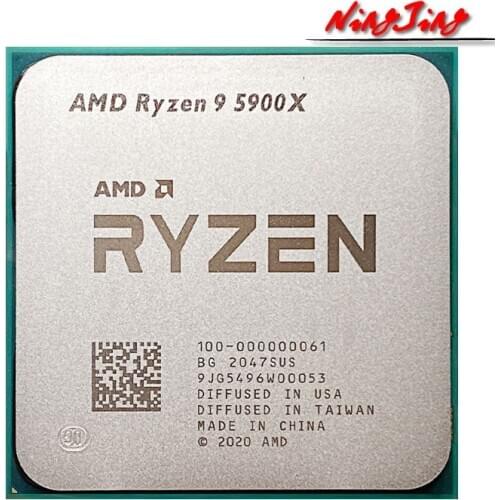 AMD Ryzen 9 5900X R9 5900X 3.7 GHz Twelve-Core 24-Thread CPU Processor 7NM L3=64M 100-000000061 Socket AM4