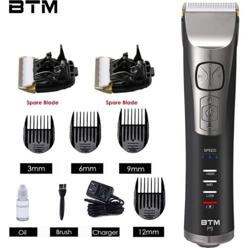Professional Electric Adjustment Hair Clipper Hair Trimmer for Men Barber Hair Cutting Machine To Haircut Beard Trimmer 3 Speed