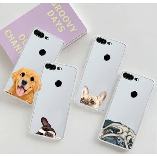 Bulldog Pug Dog French Phone Case Transparent for Huawei nove e 6 5 4 3 2 s i se pro lite