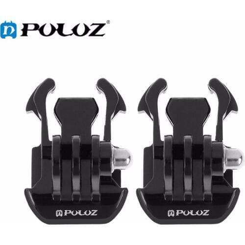 PULUZ Horizontal Surface Quick Release Buckle for GoPro NEW HERO/HERO6/5/5 Session/4 Session/4/3+/3/2/1,Xiaoyi/DJI OSMO Action