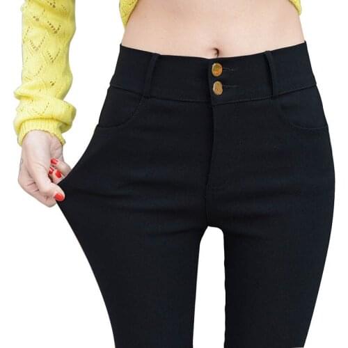 Spring Summer Black High Waist Thin Leggings Women Plus Size S-4XL Slim Trousers Stretch Skinny Leggings Long Pencil Pants C7441