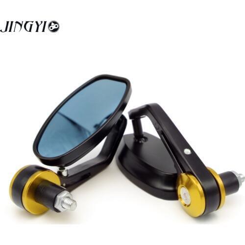 Universal motorcycle rearview mirror For honda vfr800 suzuki bandit 400 triumph speed triple 1050 ktm rc 390 moto accessories