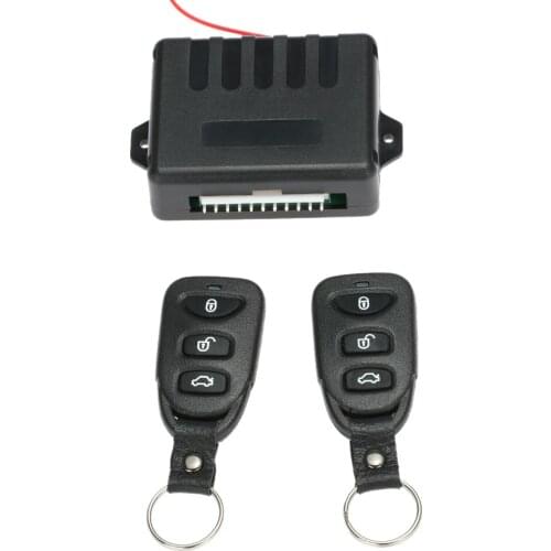 2018 Universal Car Door Lock Keyless Entry System Remote Central Control Locking Kit with Trunk Release Button