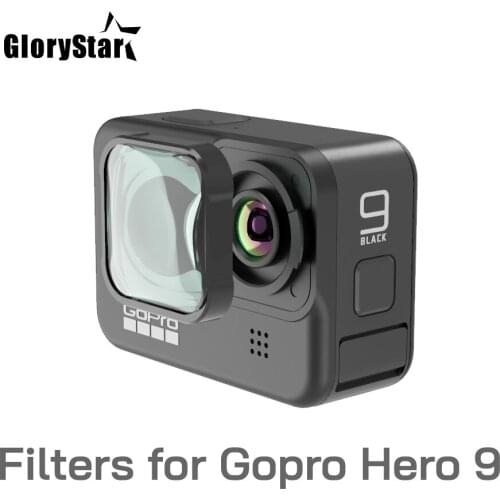 UV CPL ND4 ND8 ND16 ND32 ND64 Night Red MACRO Magenta Star for Gopro Hero 9 Black Lens Color Filters Action Camera Accessories