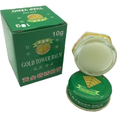 100% Original Vietnam Gold Tower Balm Active Ointment Arthritis Pain Relieving Patch Body Massage Cream Neck Massager Arthritis