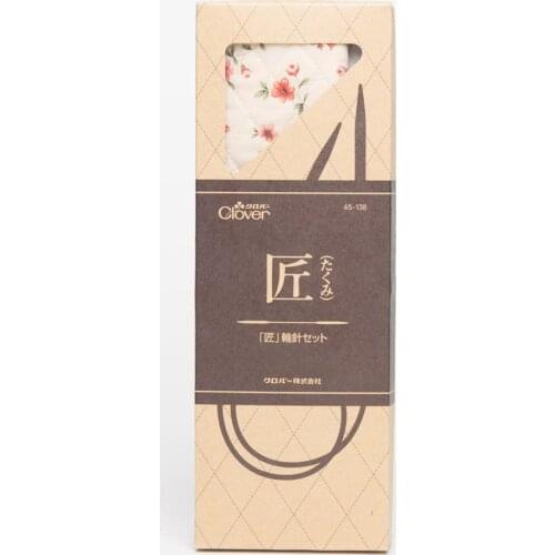 Japanese Clover 45-138 Bamboo Needles Ring Needle Set Knitting Tools Sweater Needles Knitting Needles